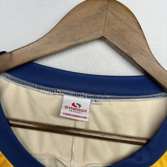 Michigan Hockey Jersey Men's Large Yellow Blue SGA Yost Arena Stadium 2024 Maize - Picture 3 of 8